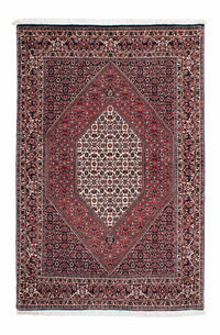 Alfombra persa - Bidjar - 194 x 132 cm - azul oscuro