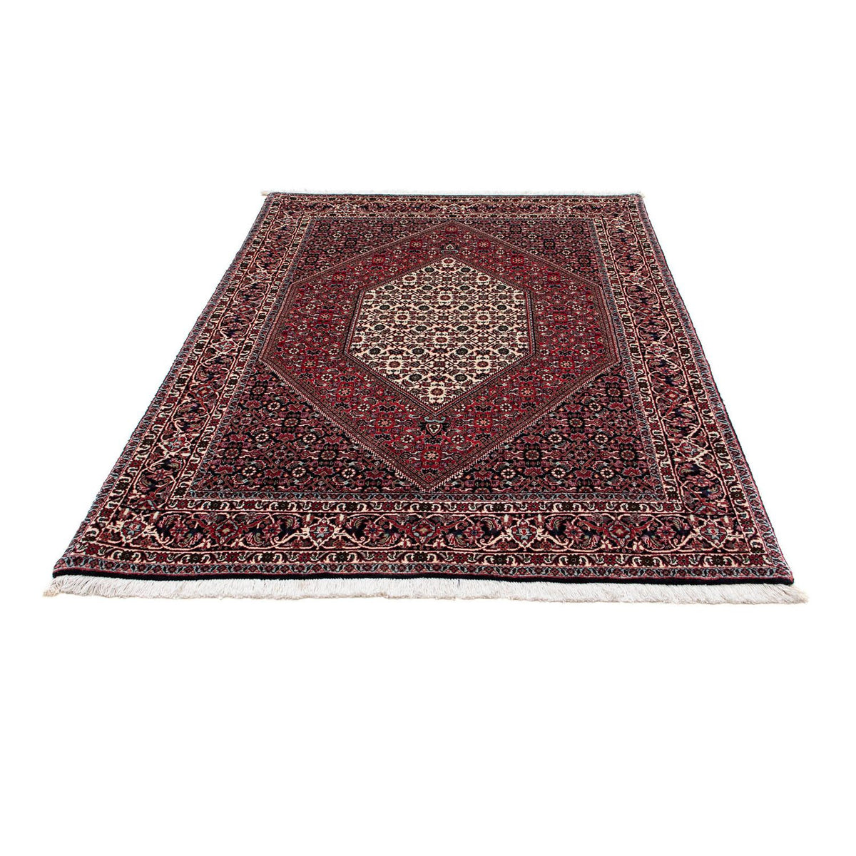Alfombra persa - Bidjar - 194 x 132 cm - azul oscuro