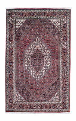 Alfombra persa - Bidjar - 209 x 132 cm - rojo claro