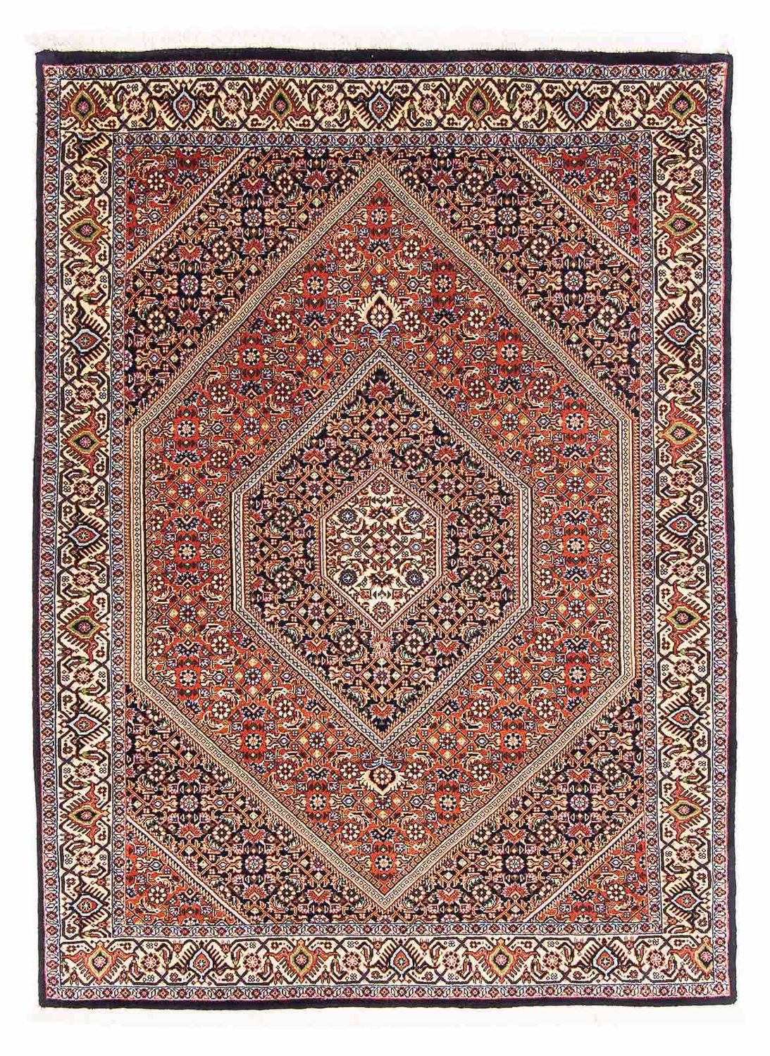 Alfombra persa - Bidjar - 170 x 117 cm - azul oscuro