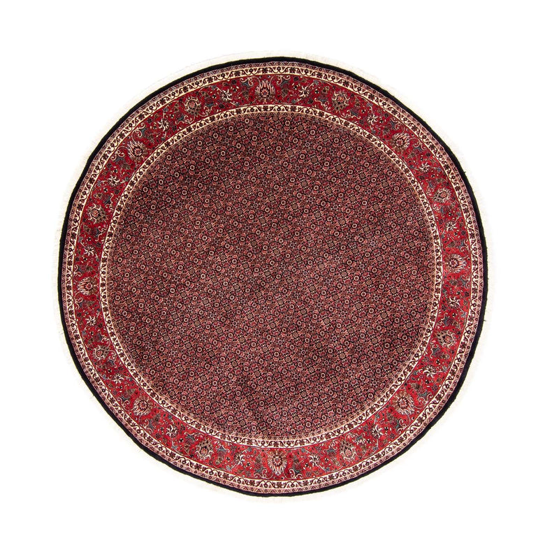 Alfombra persa - Bidjar redondo  - 250 x 250 cm - rojo