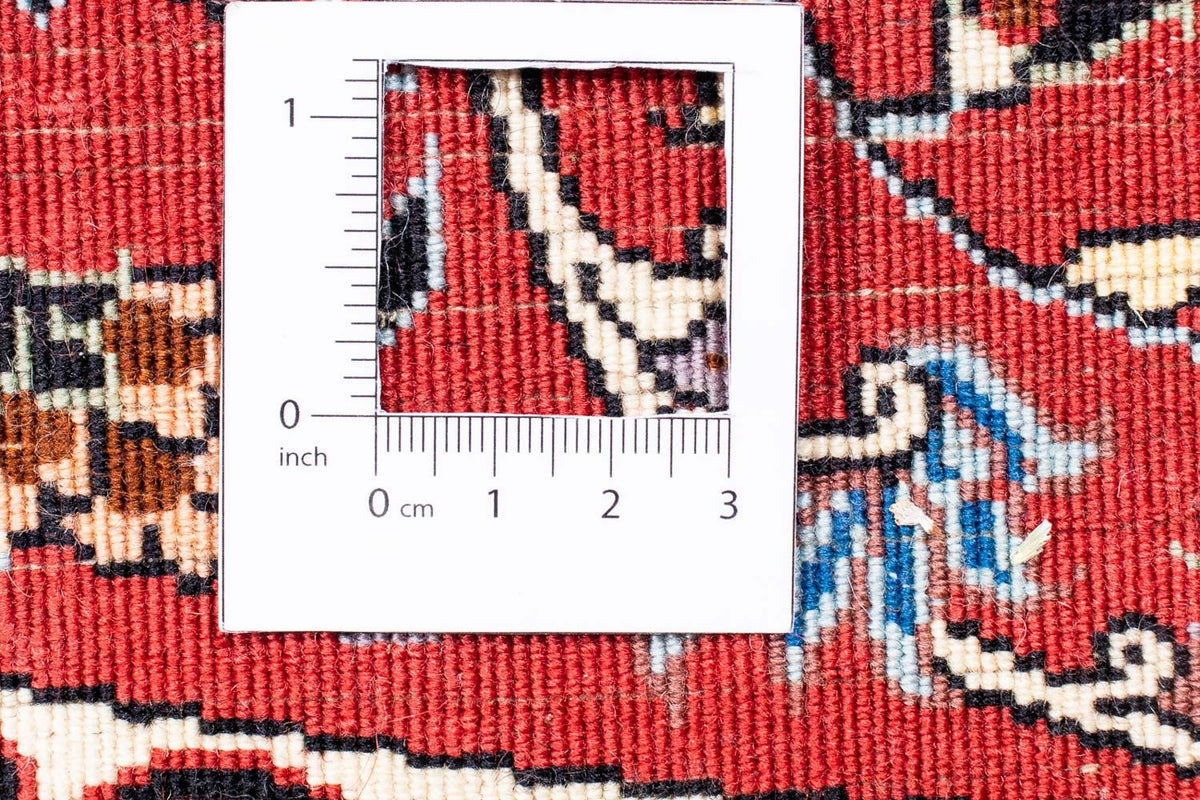 Alfombra persa - Bidjar redondo  - 250 x 250 cm - rojo