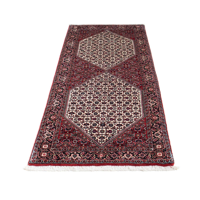Alfombra de pasillo Alfombra persa - Bidjar - 202 x 74 cm - rojo