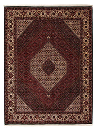 Alfombra persa - Bidjar - 263 x 204 cm - rojo oscuro