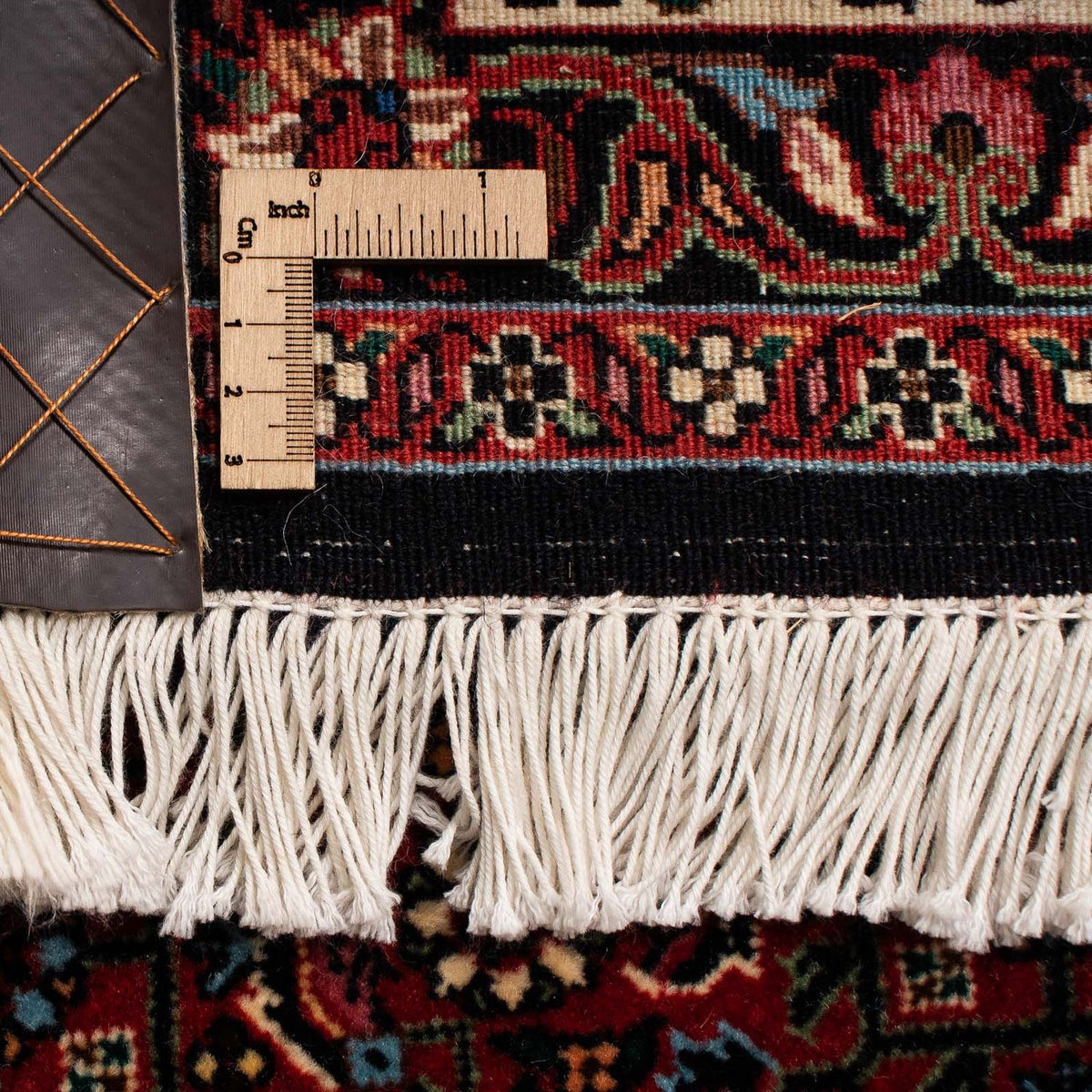 Alfombra persa - Bidjar - 263 x 204 cm - rojo oscuro