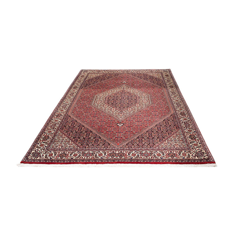 Alfombra persa - Bidjar - 254 x 171 cm - rojo oscuro