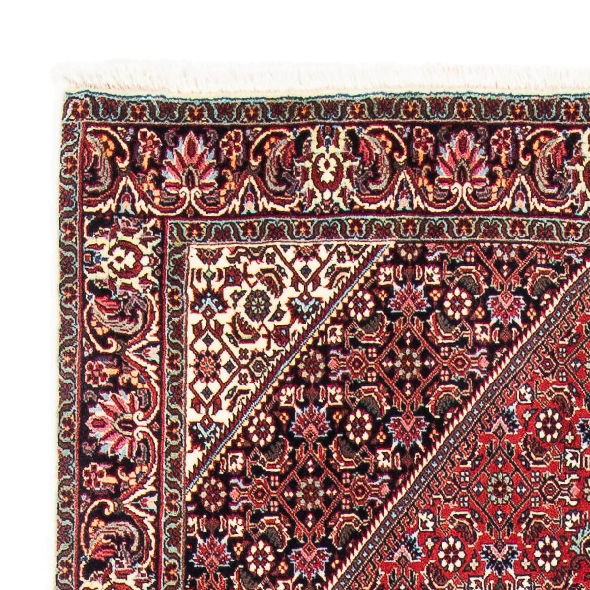 Alfombra persa - Bidjar - 169 x 111 cm - rojo