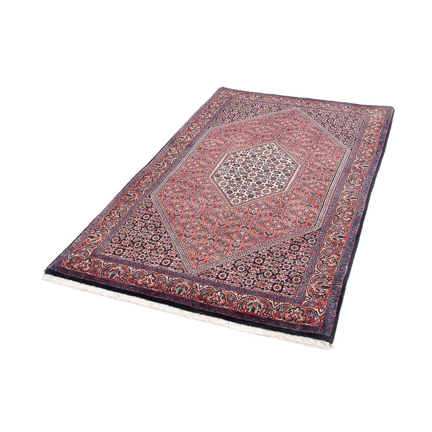 Alfombra persa - Bidjar - 178 x 110 cm - rojo