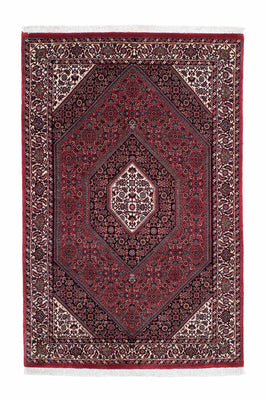 Alfombra persa - Bidjar - 204 x 132 cm - rojo