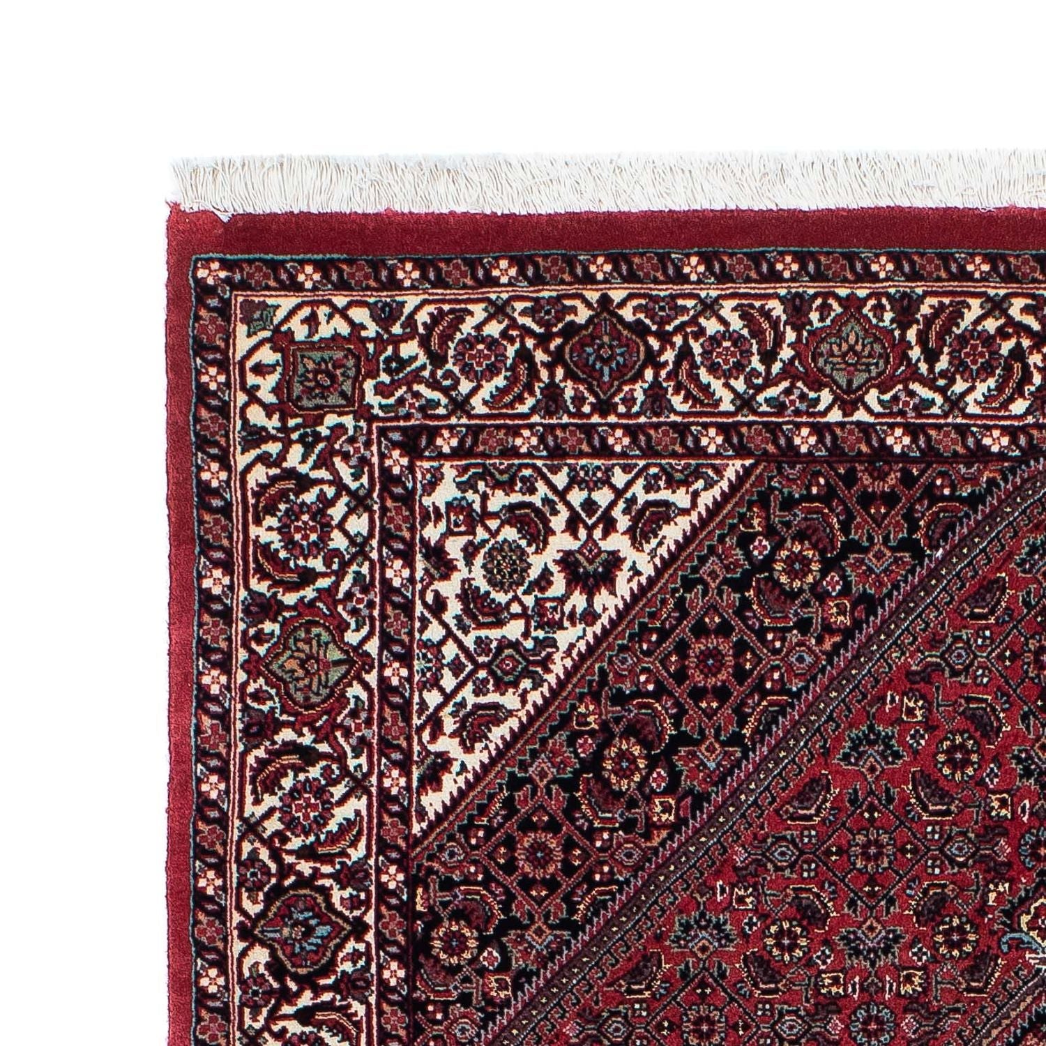 Alfombra persa - Bidjar - 204 x 132 cm - rojo