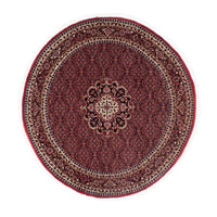 Alfombra persa - Bidjar redondo  - 154 x 154 cm - rojo oscuro