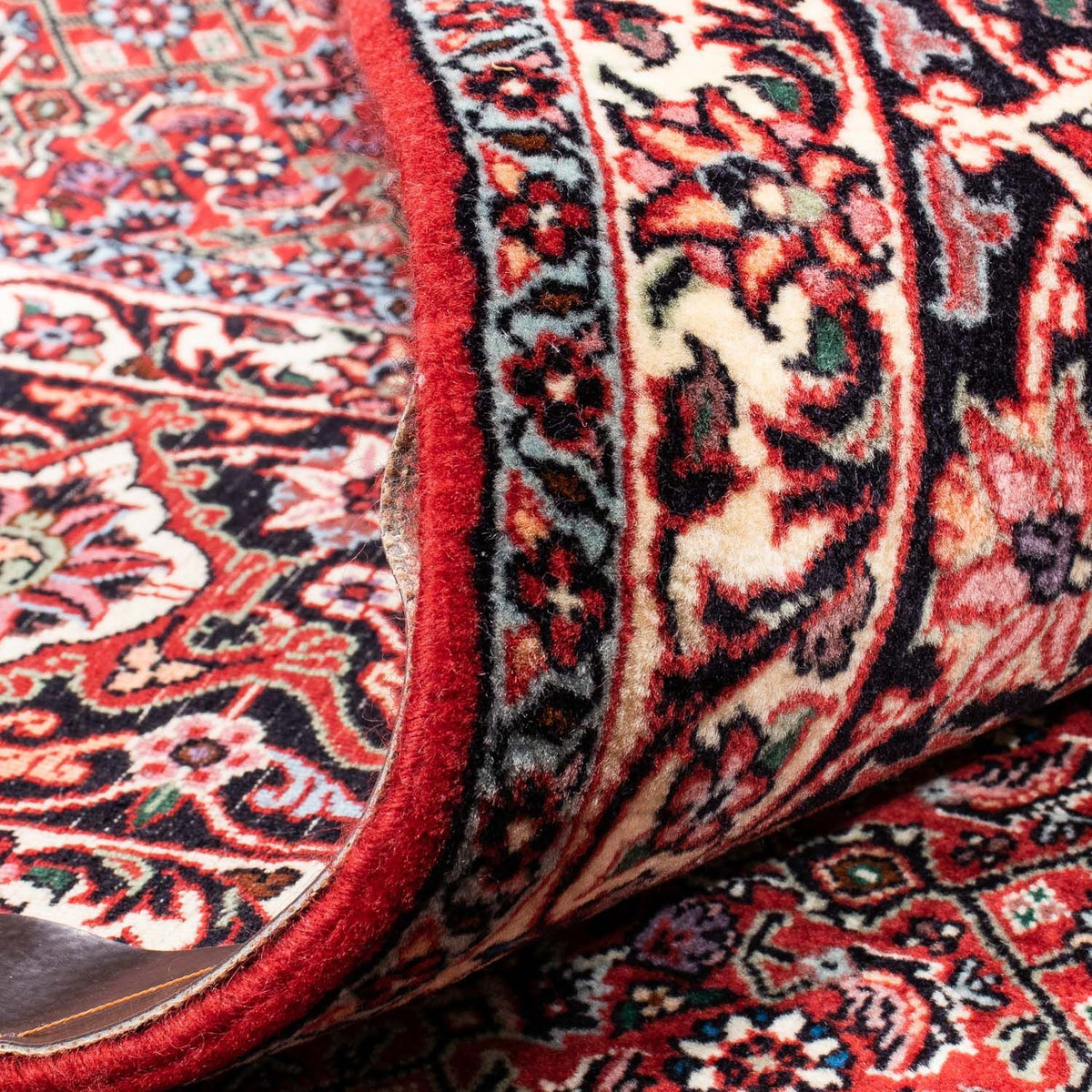 Alfombra persa - Bidjar - 350 x 246 cm - rojo