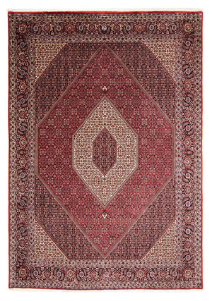 Alfombra persa - Bidjar - 343 x 252 cm - rojo