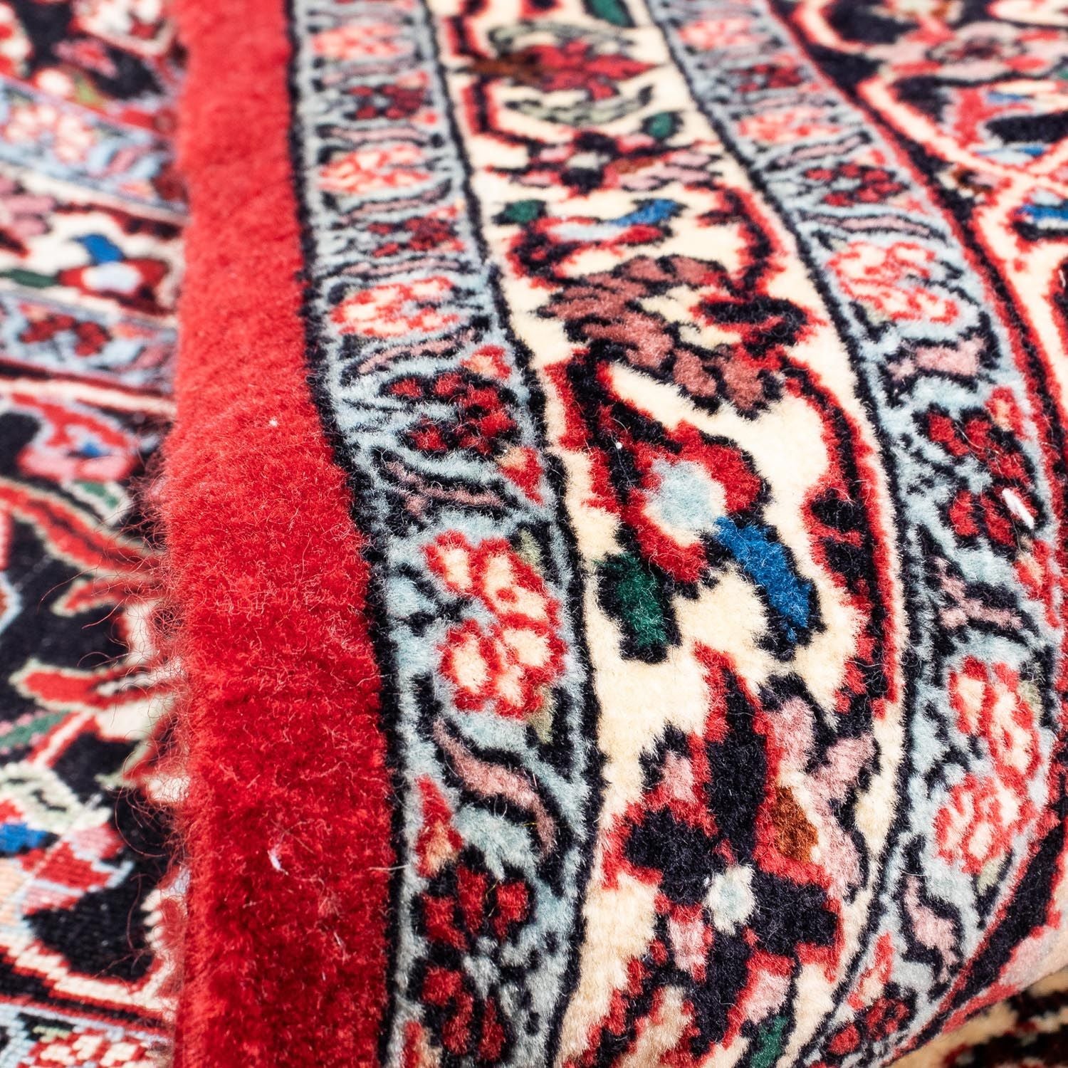 Alfombra persa - Bidjar - 343 x 252 cm - rojo