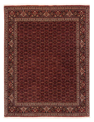 Alfombra persa - Bidjar - 256 x 202 cm - rojo oscuro