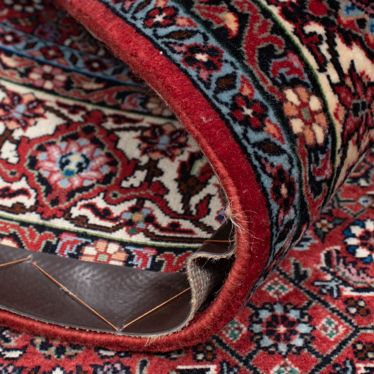 Alfombra persa - Bidjar - 221 x 143 cm - rojo