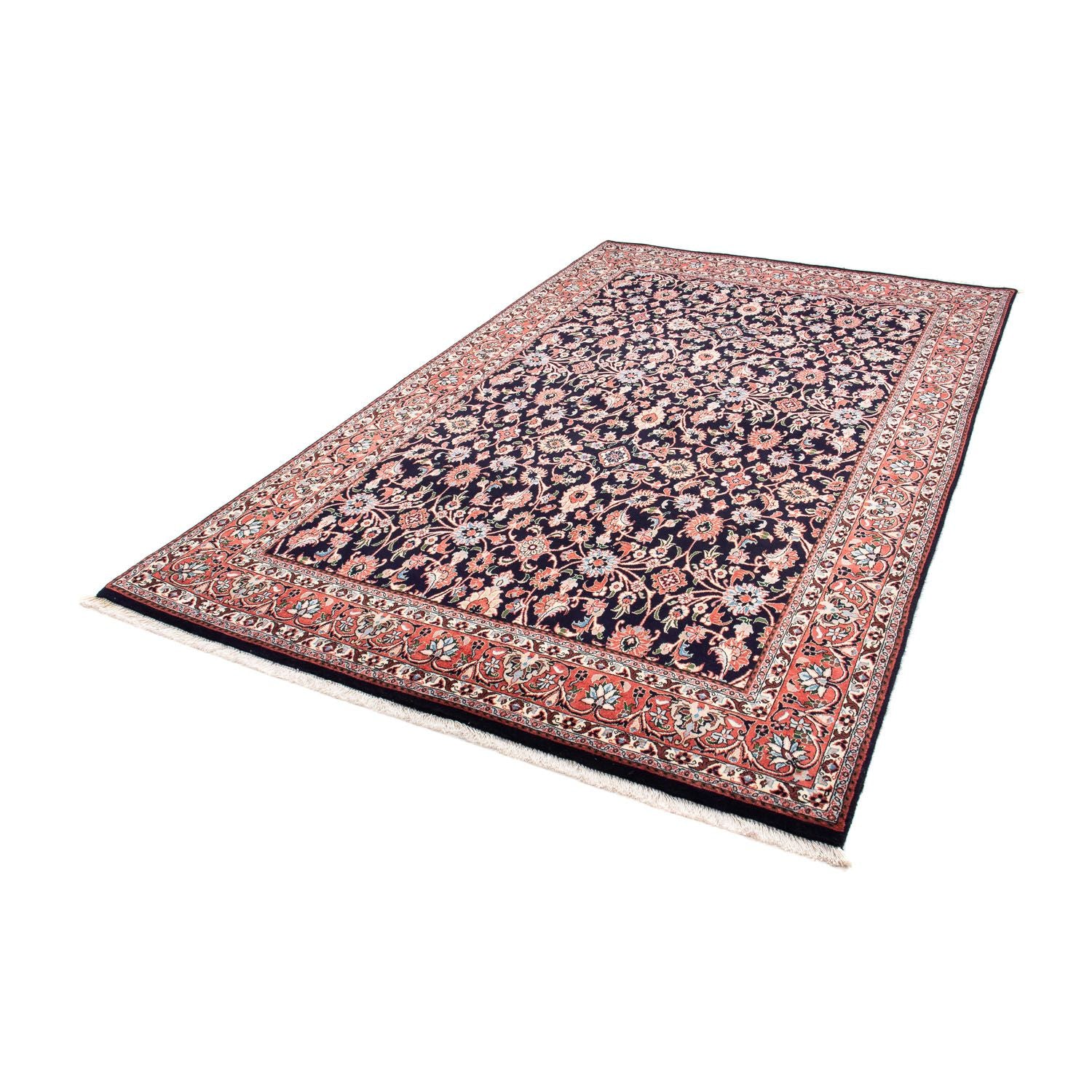 Alfombra persa - Bidjar - 248 x 150 cm - azul oscuro