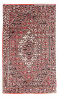 Alfombra persa - Bidjar - 182 x 111 cm - rojo