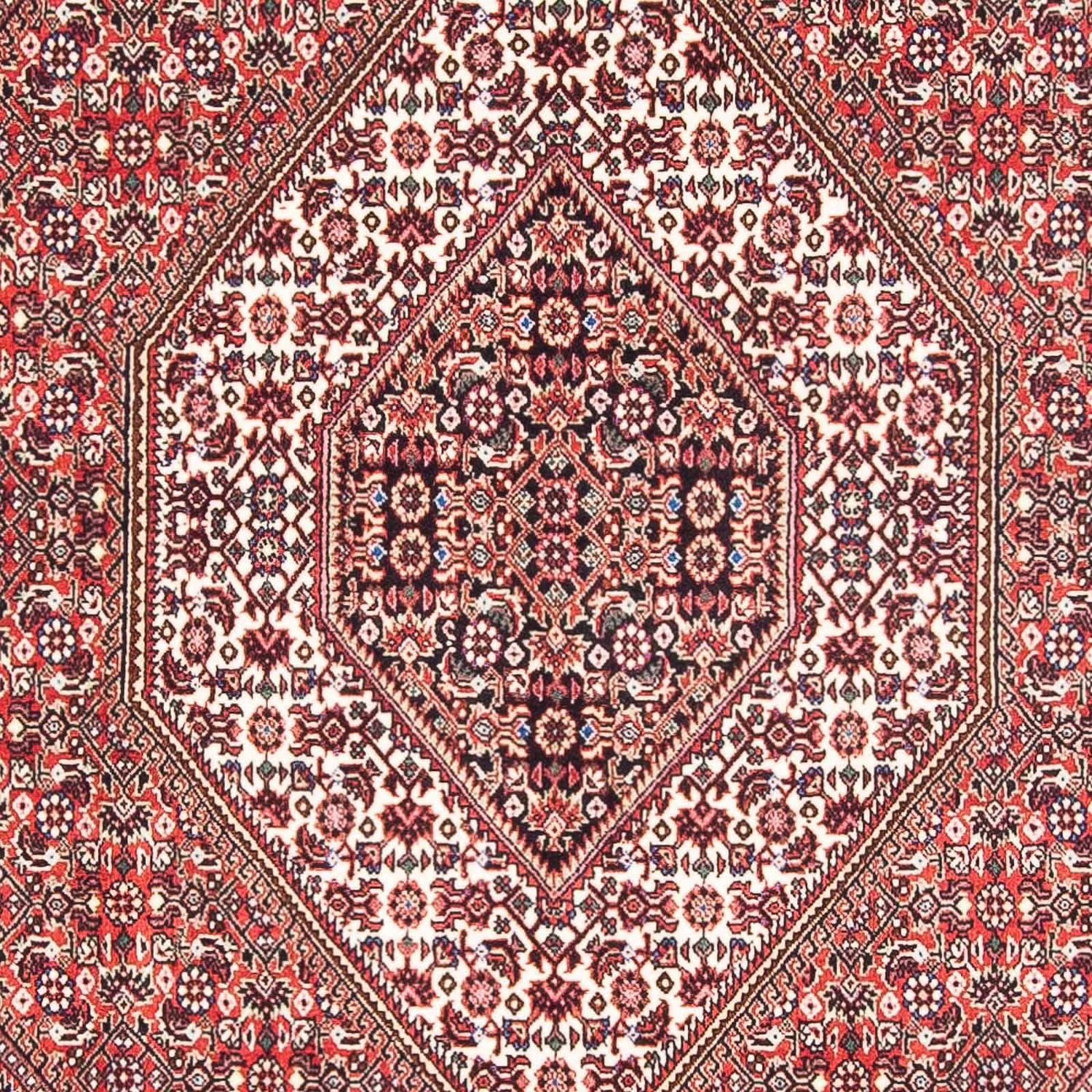 Alfombra persa - Bidjar - 182 x 111 cm - rojo