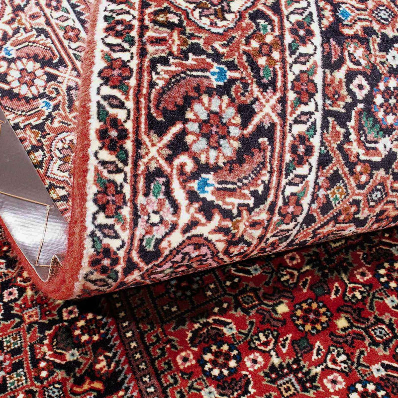 Alfombra persa - Bidjar - 182 x 111 cm - rojo