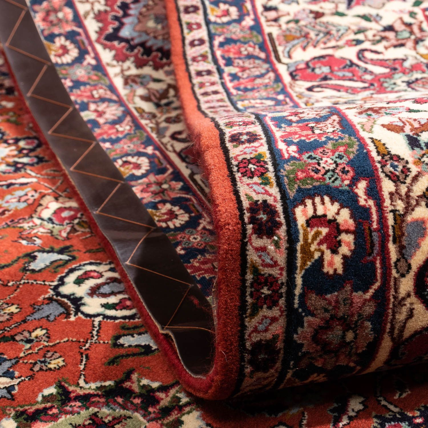Alfombra persa - Bidjar - 313 x 201 cm - rojo
