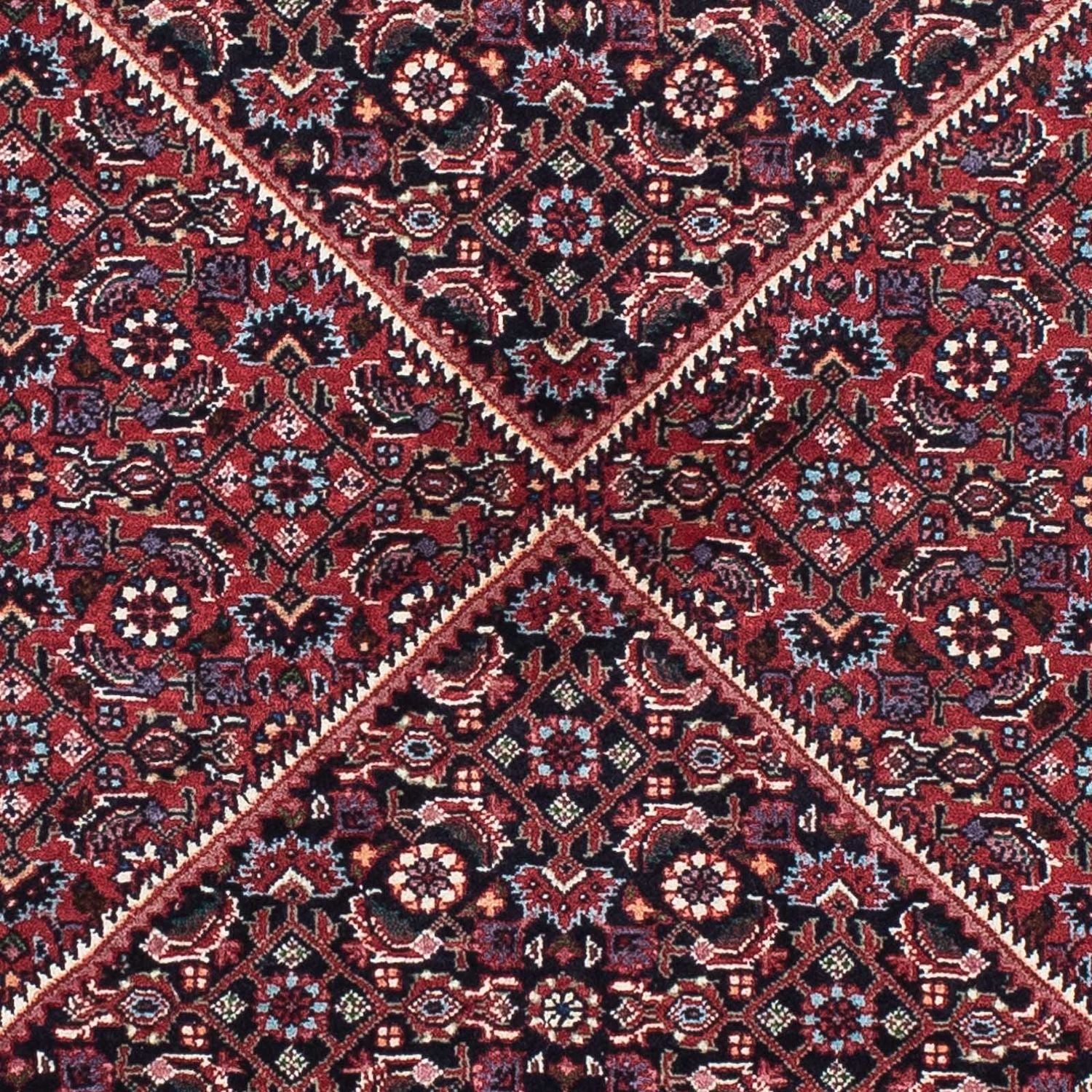 Alfombra de pasillo Alfombra persa - Bidjar - 190 x 73 cm - azul oscuro