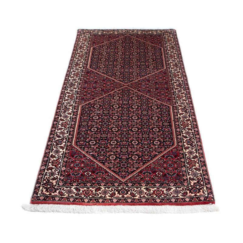 Alfombra de pasillo Alfombra persa - Bidjar - 190 x 73 cm - azul oscuro