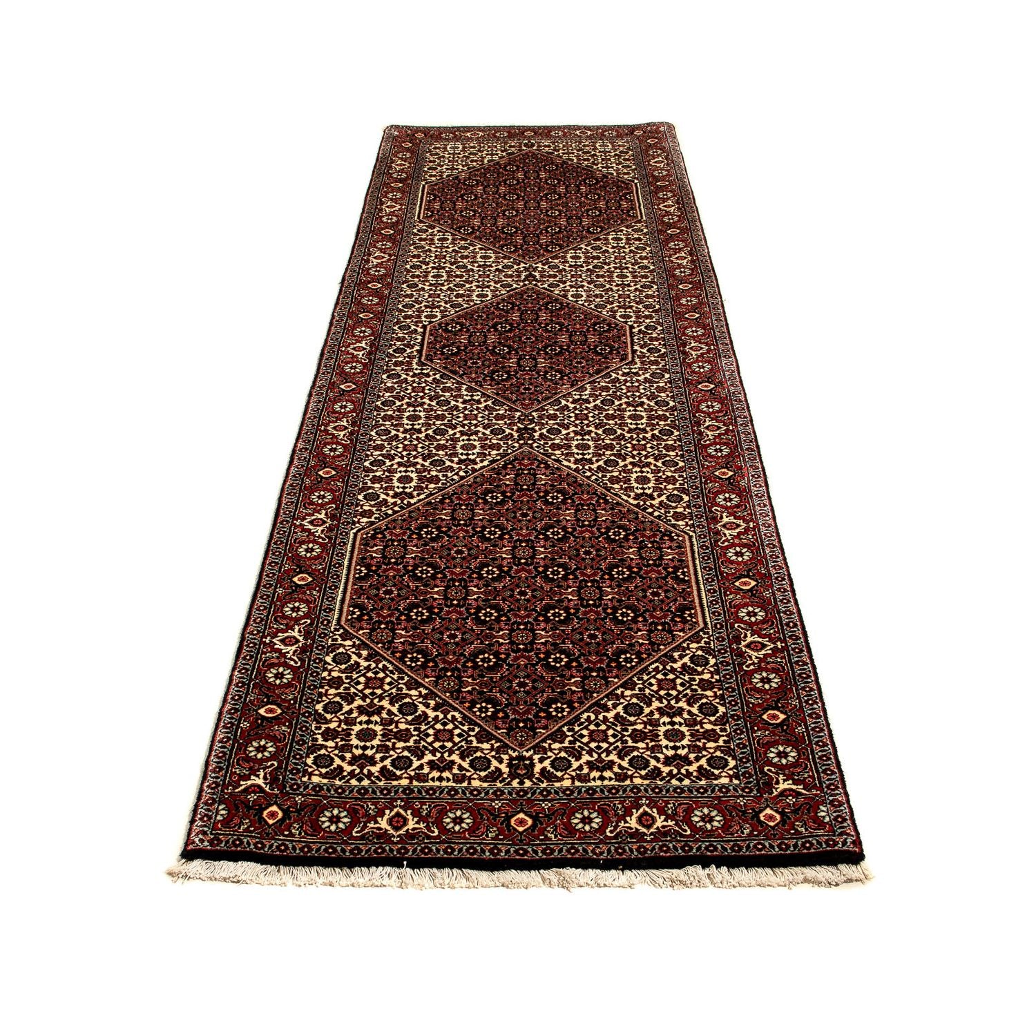 Alfombra de pasillo Alfombra persa - Bidjar - 308 x 81 cm - multicolor