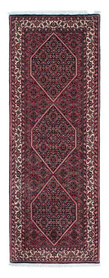 Alfombra de pasillo Alfombra persa - Bidjar - 213 x 74 cm - azul oscuro
