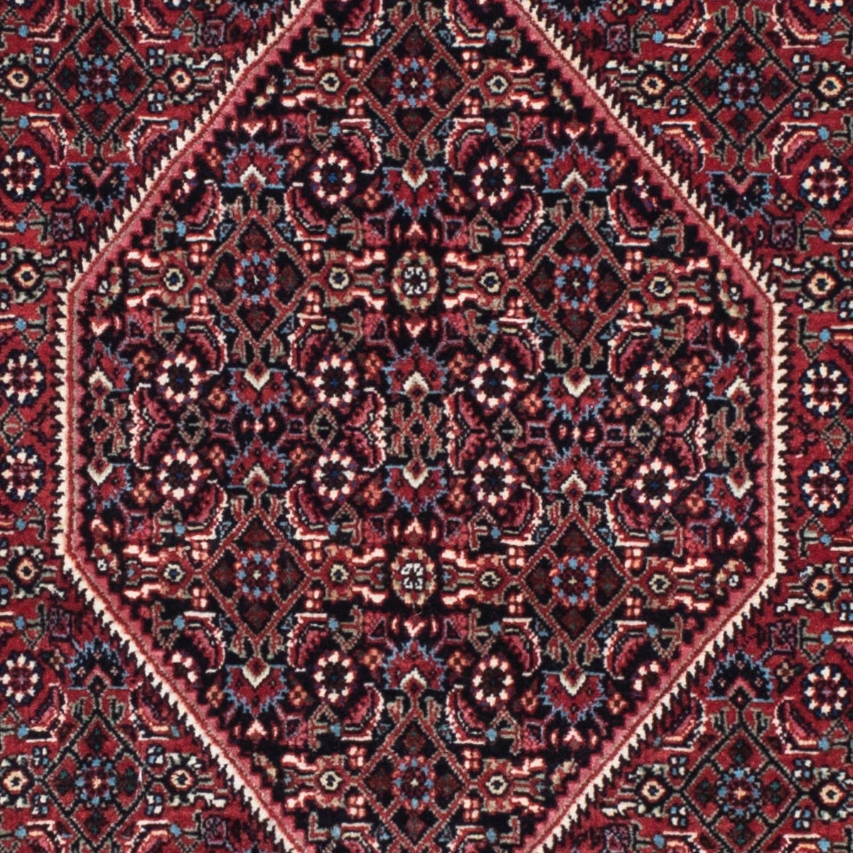 Alfombra de pasillo Alfombra persa - Bidjar - 213 x 74 cm - azul oscuro