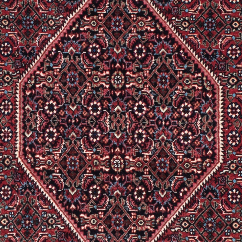 Alfombra de pasillo Alfombra persa - Bidjar - 213 x 74 cm - azul oscuro