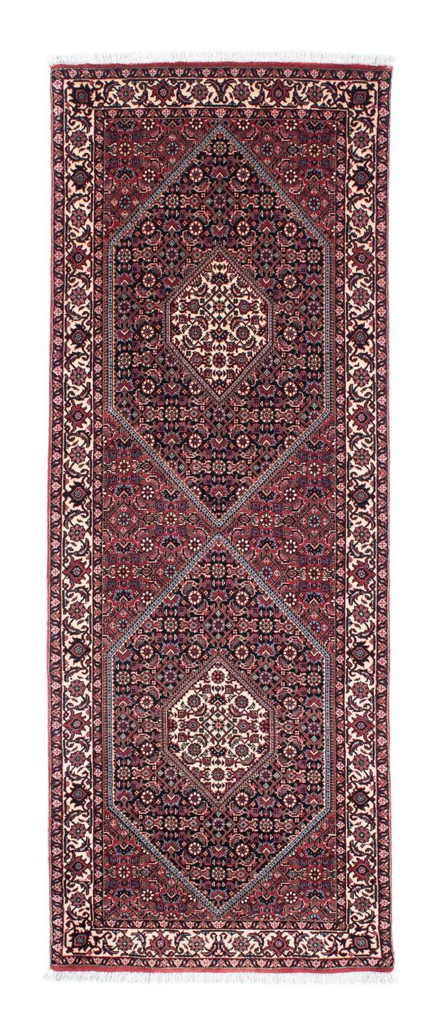 Alfombra de pasillo Alfombra persa - Bidjar - 211 x 75 cm - azul oscuro