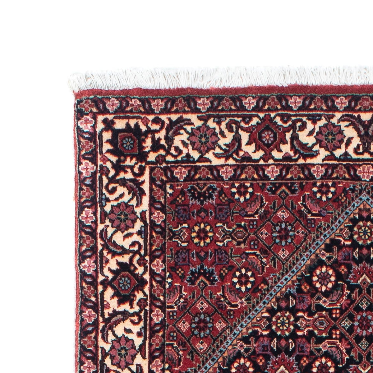 Alfombra de pasillo Alfombra persa - Bidjar - 211 x 75 cm - azul oscuro