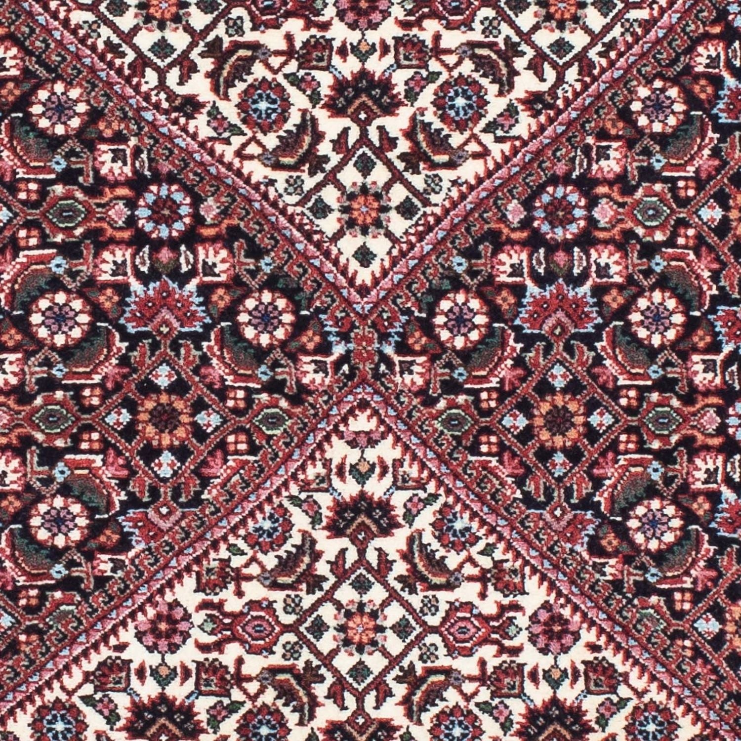 Alfombra de pasillo Alfombra persa - Bidjar - 194 x 73 cm - rojo