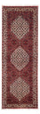 Alfombra de pasillo Alfombra persa - Bidjar - 202 x 73 cm - rojo oscuro
