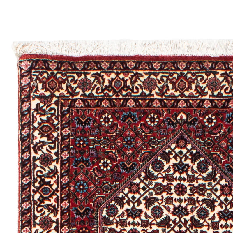 Alfombra de pasillo Alfombra persa - Bidjar - 202 x 73 cm - rojo oscuro