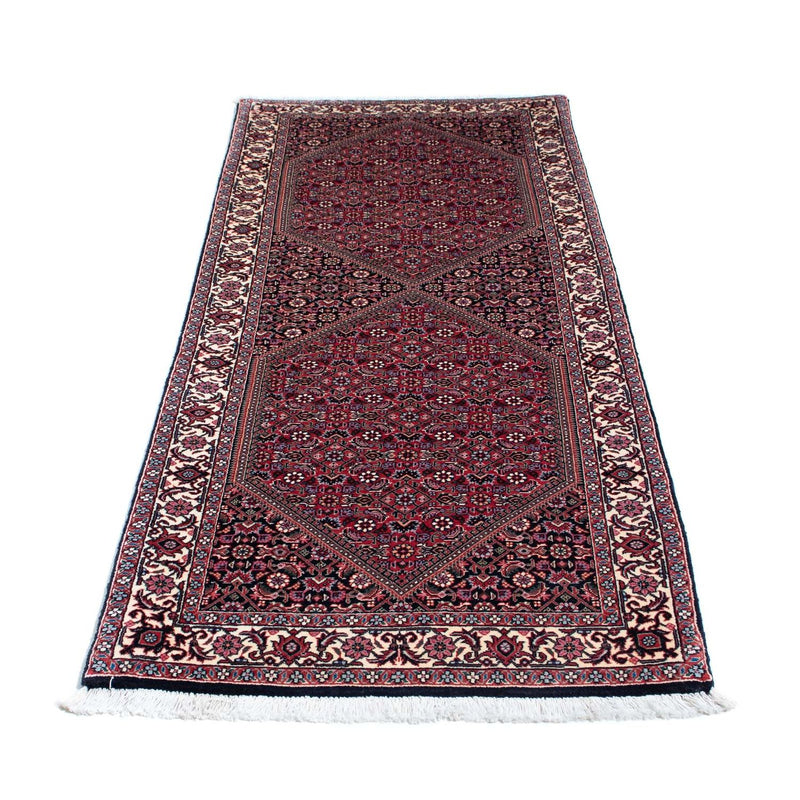 Alfombra de pasillo Alfombra persa - Bidjar - 200 x 75 cm - óxido
