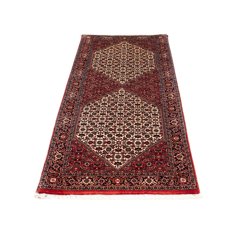 Alfombra de pasillo Alfombra persa - Bidjar - 188 x 73 cm - rojo