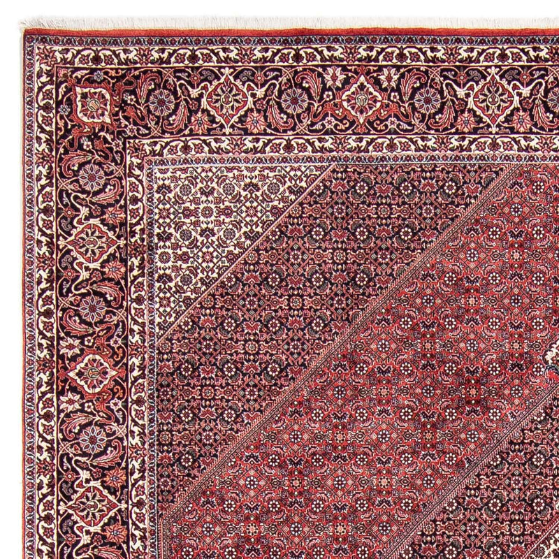Alfombra persa - Bidjar - 302 x 253 cm - rojo