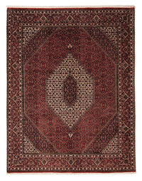 Alfombra persa - Bidjar - 237 x 200 cm - rojo oscuro