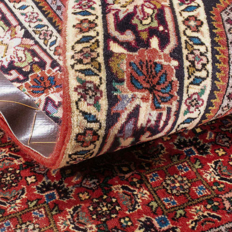Alfombra persa - Bidjar - 153 x 90 cm - rojo