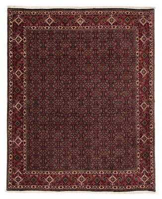 Alfombra persa - Bidjar - 248 x 198 cm - rojo oscuro