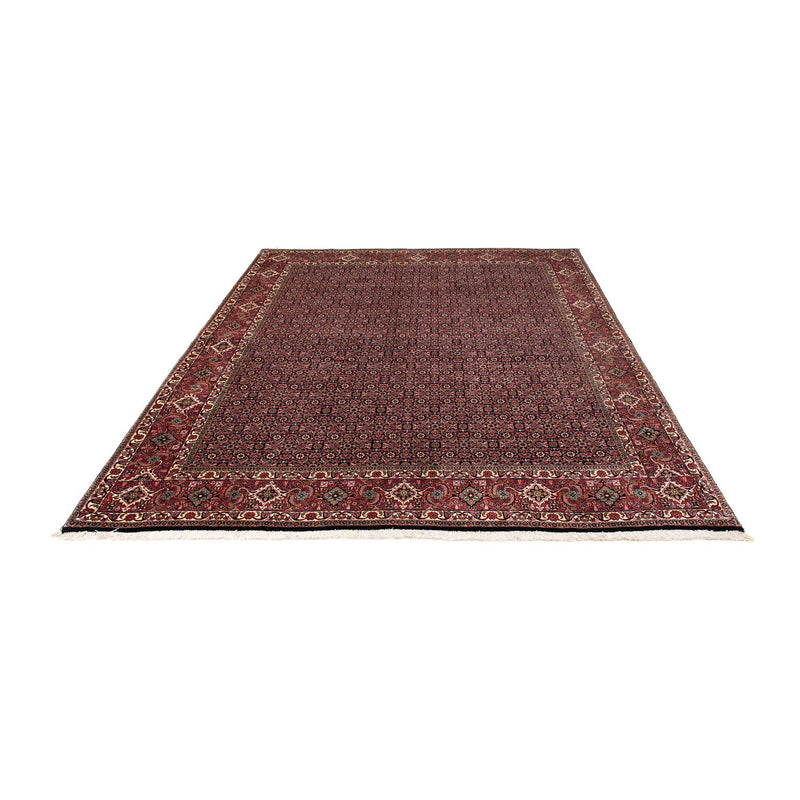 Alfombra persa - Bidjar - 248 x 198 cm - rojo oscuro