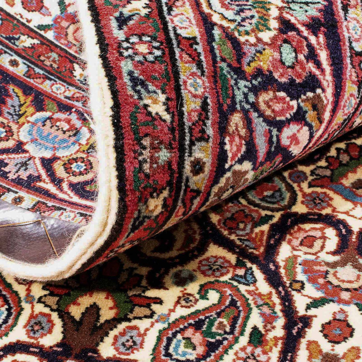 Alfombra persa - Bidjar - 183 x 109 cm - beige
