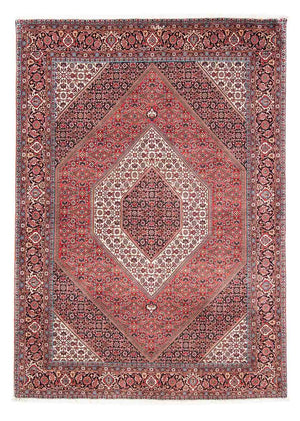 Alfombra persa - Bidjar - 233 x 168 cm - rojo claro
