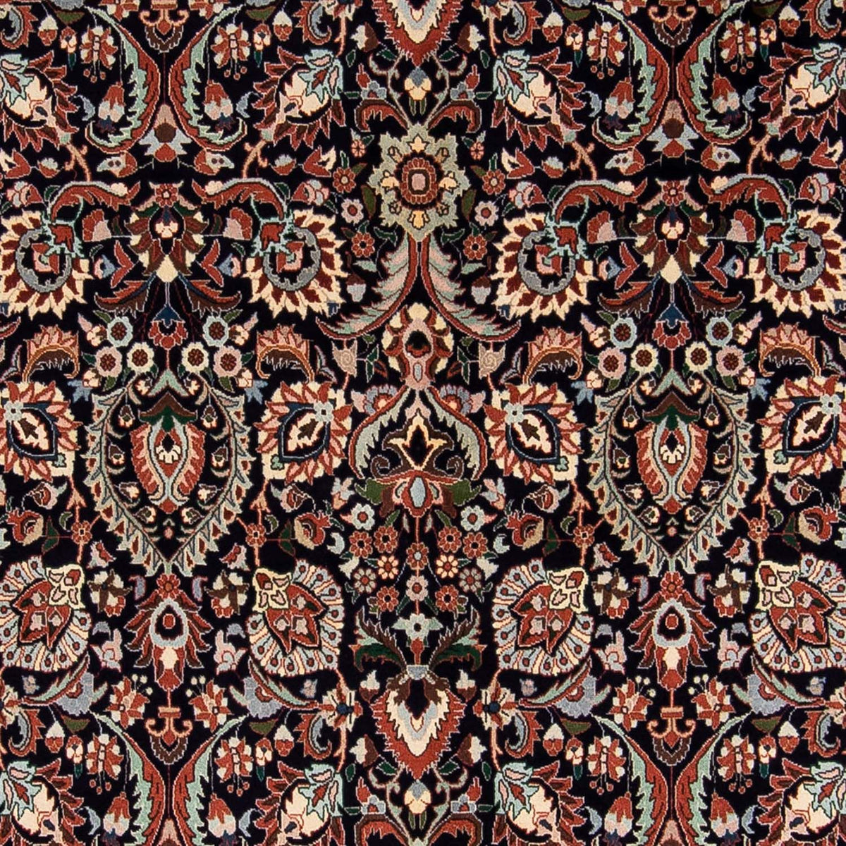 Alfombra persa - Bidjar - 240 x 165 cm - azul oscuro