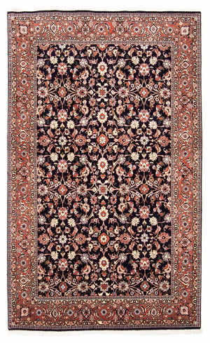 Alfombra persa - Bidjar - 245 x 151 cm - azul oscuro