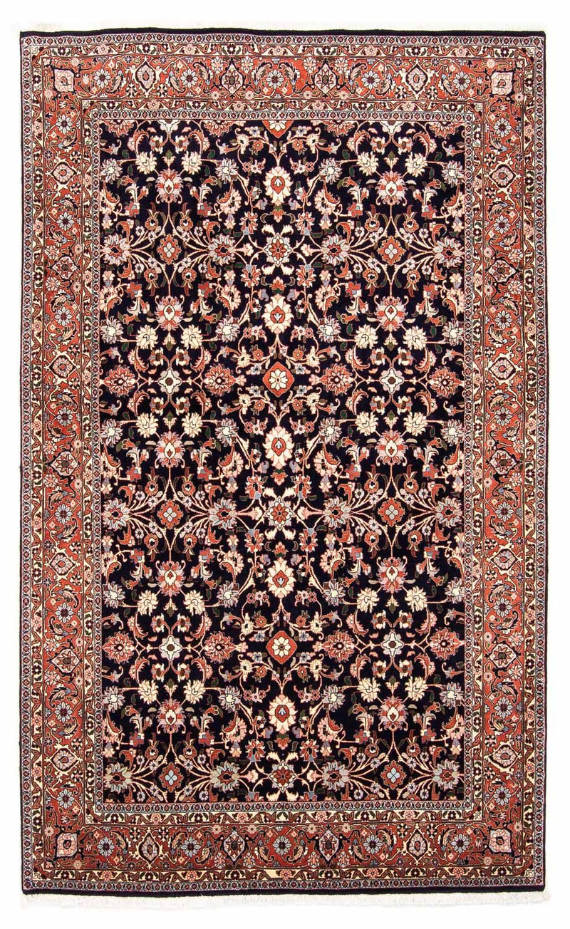 Alfombra persa - Bidjar - 245 x 151 cm - azul oscuro