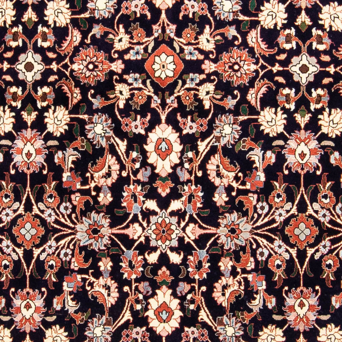 Alfombra persa - Bidjar - 245 x 151 cm - azul oscuro