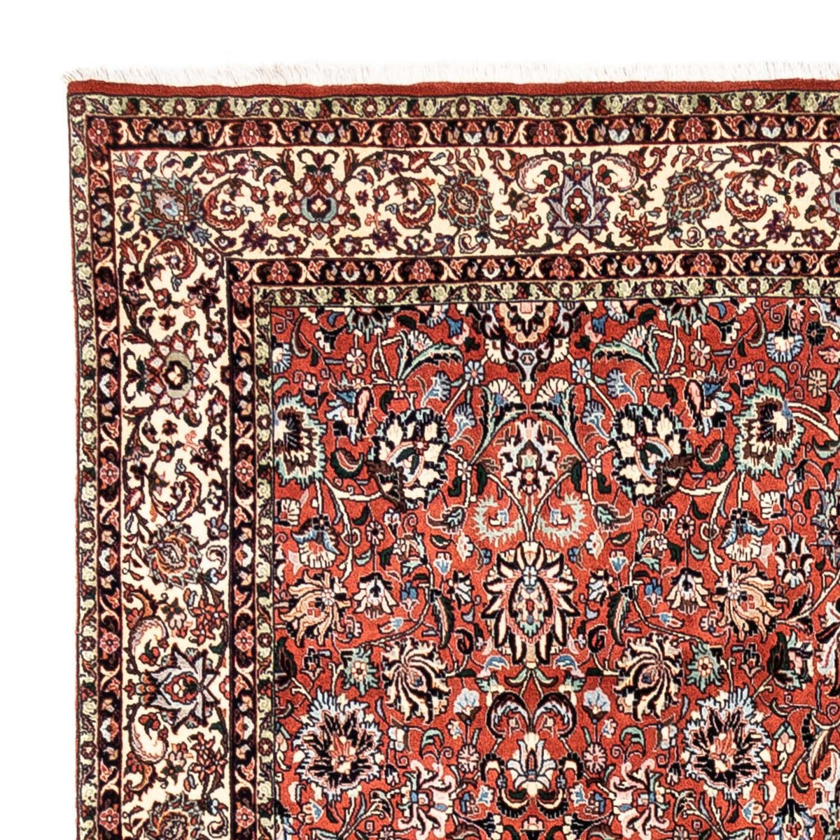 Alfombra persa - Bidjar - 282 x 198 cm - rojo